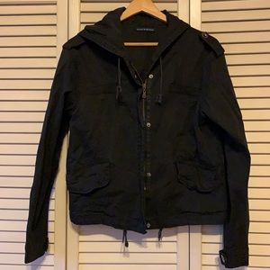 *sold* Brandy Melville black cotton jacket